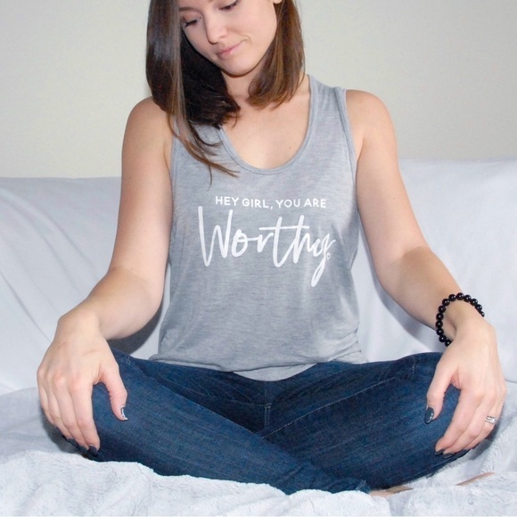 free REIGN Worthy Tank flowy jersey tank NWT - Picture 4 of 6